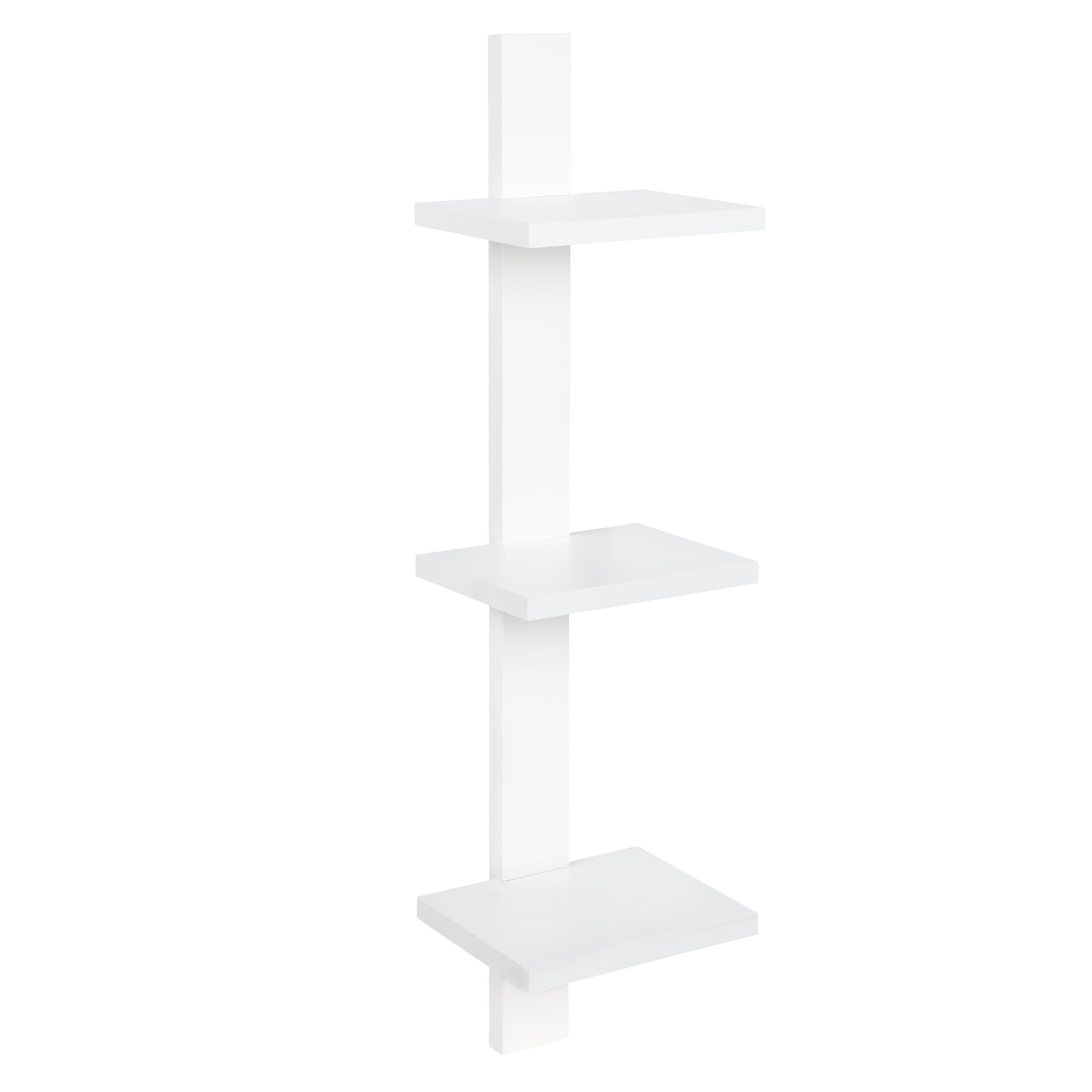 Buy Kate and Laurel Udell Floating Wood Wall Shelf , White 3 Shelves