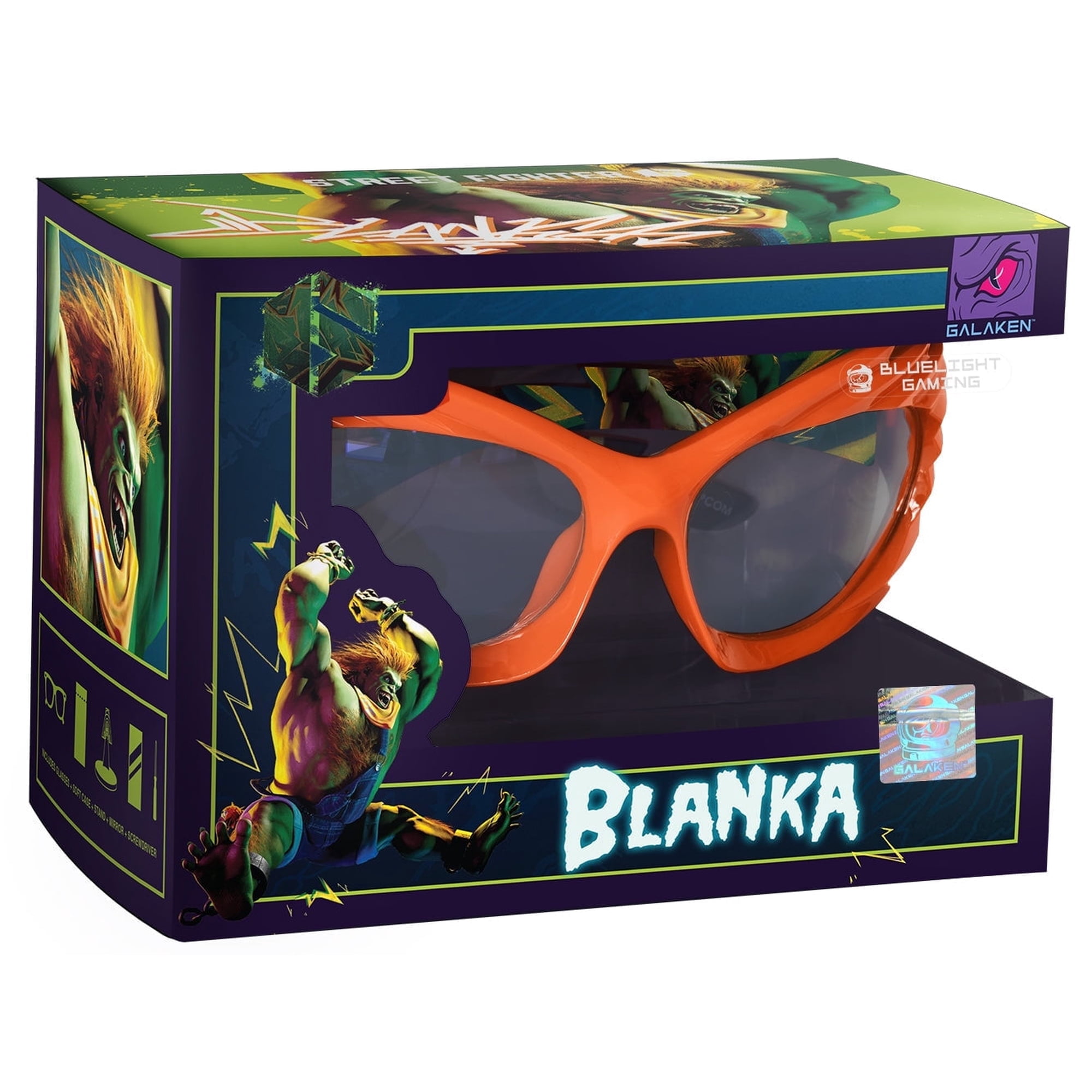 Blanka Street Fighter 6 Bluelight Gamer Glasses