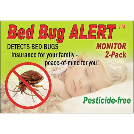 Bird-X Bed Bug Alert Bed Bug Trap 4-PACK Detects Bed Bugs Hotels Homes Bed Bug Repellent