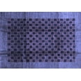 thumbnail image 1 of Ahgly Company Indoor Rectangle Abstract Blue Contemporary Area Rugs, 6' x 9', 1 of 4