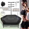 thumbnail image 2 of Trampolín Mini de 50" para Adultos SereneLife, Trampolín Fitness con Resortes Reforzados y Mango de Seguridad Ajustable, Estable y Silencioso, Ideal para Ejercicio y Relajación de Cuerpo Completo., 2 of 7
