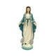 thumbnail image 1 of Escultura de la Virgen María católica, figura de mesa, adorno de escritorio Azul, 1 of 9
