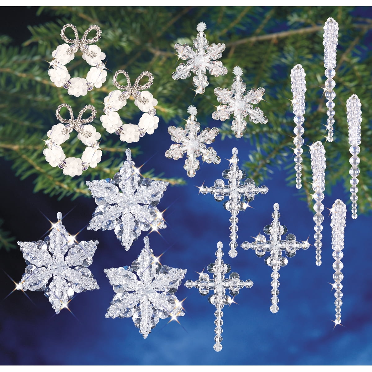 Holiday Beaded Ornament Kit CollectionCrystal Collection