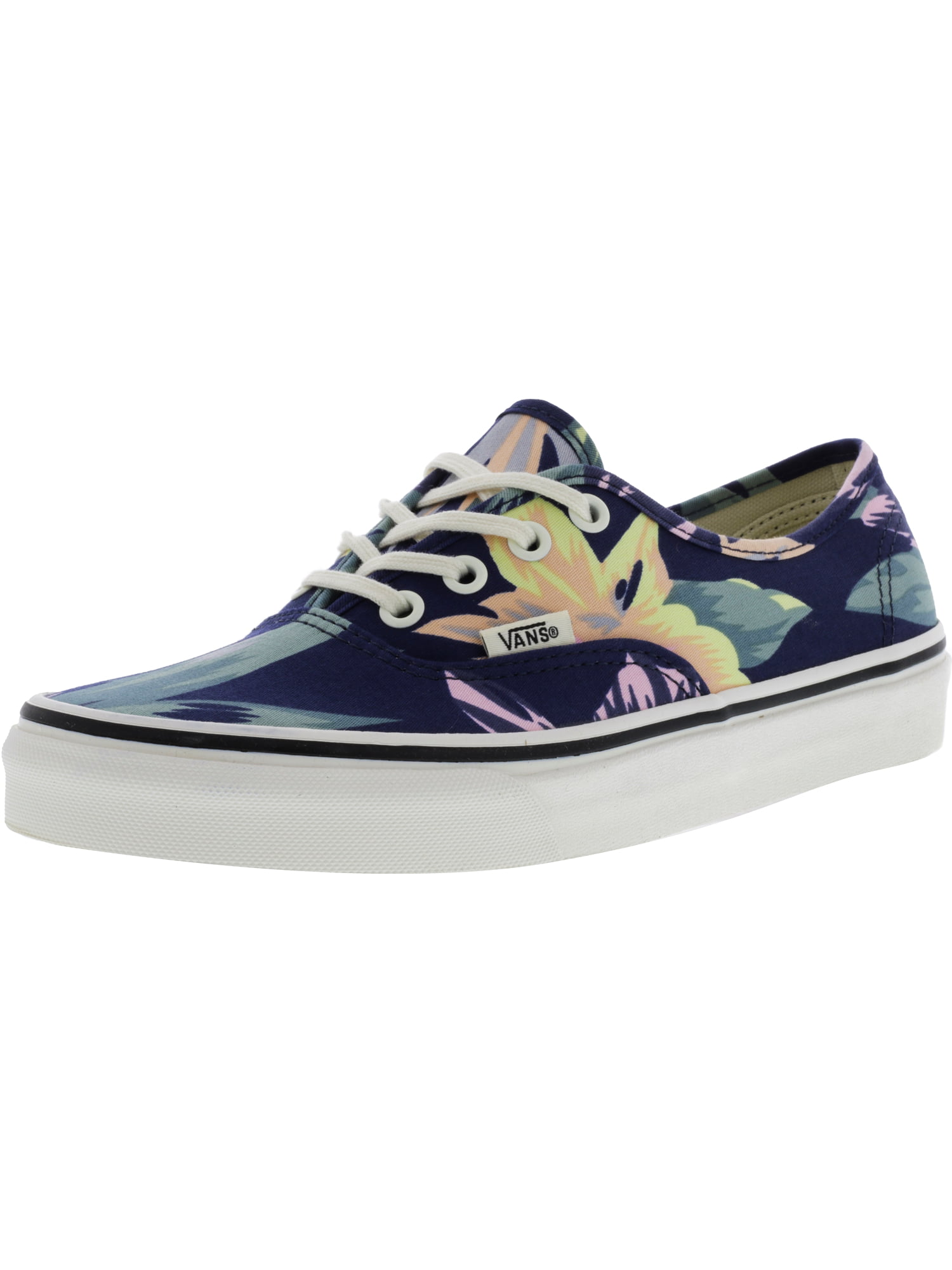 Vans Authentic Vintage Floral Navy / Marshmallow Ankle-High Canvas ...