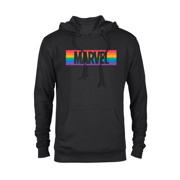 Marvel Logo Pride - Pullover Hoodie for Adults - Customized-Black