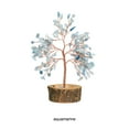 thumbnail image 2 of Inteprter Árbol de bonsái de cristal único: obras de arte hechas a mano para una decoración elegante Árbol artificial en interiores Decoración del hogar azul claro, 2 of 6