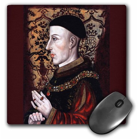 3dRose Henry V, King of England, Late 16th Century, Artist unknown, Mouse Pad, 8 by 8 inches