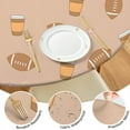 thumbnail image 4 of Light Brown Footballs and Cups Pattern Round Fitted Tablecloth with Elastic Edge,Dining Table Cover Waterproof,Outdoor Round Tablecloth for Camping,Dining,Indoor and Outdoor, 4 of 7