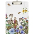 thumbnail image 2 of Coolnut Herb Wild Flower Clipboard, Acrylic Standard A4 Letter Size Clip Board with Low Profile Clip for Office, Classroom, Doctor, Nurse and Teacher, 12.5"x9", 2 of 7