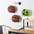 thumbnail image 6 of Universal Ball Holder Wall Mount - Heavy Duty Metal Sports Ball Rack for Basketball, Soccer, Football & Volleyball | Space-Saving Storage & Display for Garage, Gym or Bedroom, 6 of 6