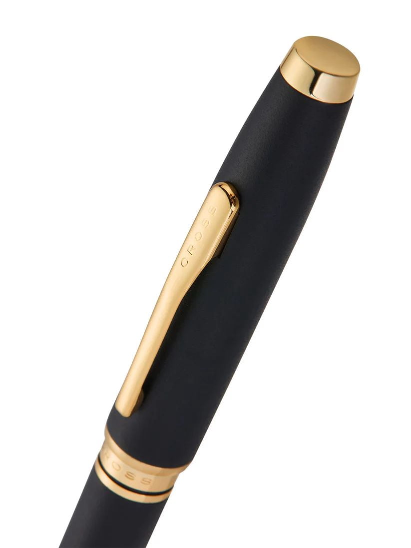 Cross Coventry Matte Black Lacquer with Gold PVD Appointments Ballpoint Pen