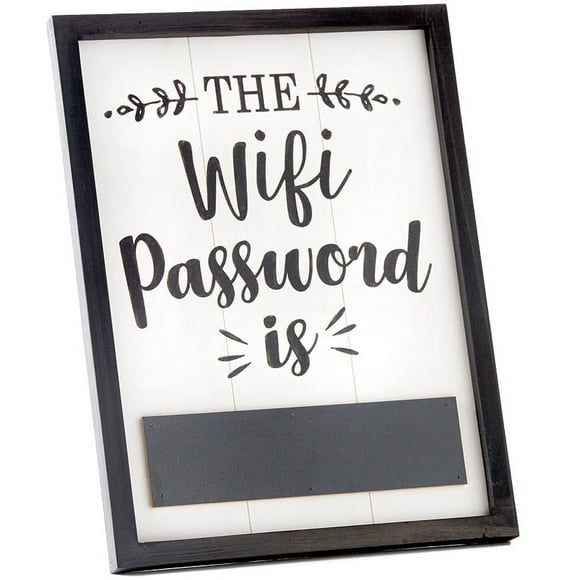 Be Our Guest WiFi Password Farmhouse Sign - Contemporary Home Accent