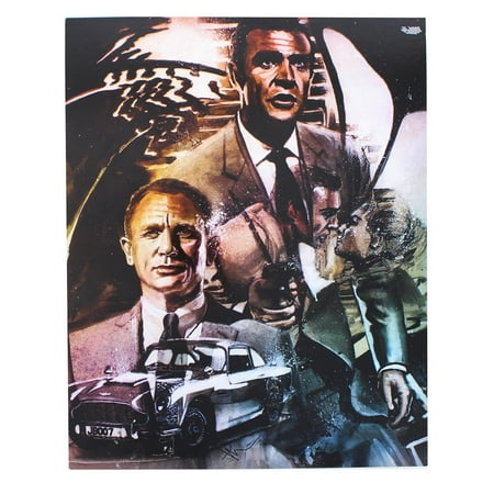 James Bond 007 Limited Edition 8x10 Inch Art Print by Rob Prior