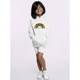thumbnail image 2 of Image Conscious Studious Rainbow Hoodie Juniors -Jay Fleck Designs, Unisex Casual Fit, 2 of 4