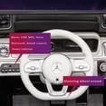 thumbnail image 5 of EastVita 12V Kids Ride on Car of Licensed Mercedes Benz,9AH 45W Motor Electric Ride on Toys Vehicles,w/Parent Remote Control,Electric Ride on Truck with Music,LED Lights, 5 of 7