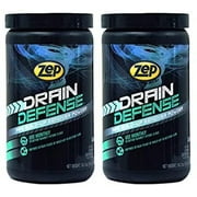 Zep Drain Defense Enzymatic Drain Care Powder ZDC16 Pack of 2 Safe for Pipes and Septic Systems