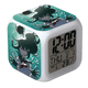 thumbnail image 1 of HANNTAOO Reloj despertador LED con diseño de My Hero Academia, reloj de mesa creativo, reloj digital electrónico brillante y colorido para adultos, niñas y niños, juguete para regalo de cumpleaños, 1 of 7