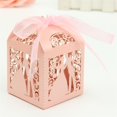 thumbnail image 3 of 50 Uds. Cajas de dulces para regalo de pastel de boda de novia y novio cajas de recuerdo Yuyangstore Cajas de regalos de boda, 3 of 7