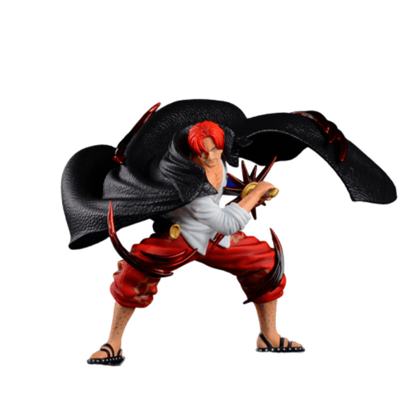 32cm One Piece Shanks Figure Yonko Red Hair Gk Anime Figures Action Figurine Pvc Statue Ornament Collectible Model Toys Gift