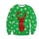 thumbnail image 3 of Nuevo suéter navideño feo unisex para hombres y mujeres 2024 para vacaciones, blusas de otoño e invierno con estampado navideño de elfo de Papá Noel, 3 of 5