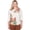 Ivory, variant on Alfred Dunner Womens Plus-Size Asymmetric Floral Side Tie Top