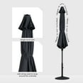 thumbnail image 4 of Tempera 9FT Auto Tilt Patio Umbrella space grey, 4 of 9