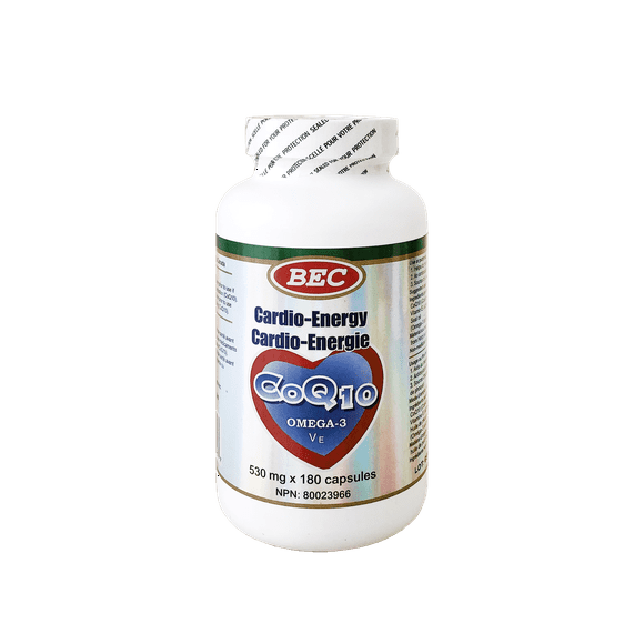 BEC Cardio-Energy CoQ10 530mg 180 Capsules