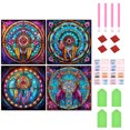 thumbnail image 1 of 4 Uds 5D DIY Mancha GlassKit30x30cm, 1 of 9