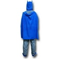 thumbnail image 2 of Batman Grey Union Suit Pajamas w/Cape and Cowl-Medium, 2 of 7