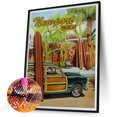 thumbnail image 2 of Pintura de diamante 5D DIY Taladro redondo completo Kit de coche Decoración del hogar Artesanía (QQ644) FLhrweasw Nuevo, 2 of 9