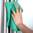 thumbnail image 4 of Washcloth Microfiber Water Absorption Kitchen Foldable Pots Pans Cleaning Cloth Scratch-proof Washable Washing Rag Color Random 30x30cm, 4 of 9
