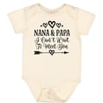 thumbnail image 3 of Inktastic Nana and Papa Grandparent Announcement Boys or Girls Baby Bodysuit, 3 of 5