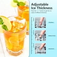 thumbnail image 2 of FREE VILLAGE Countertop Ice Maker Machine,45Lbs Square Ice Cubes in 24 Hrs,16 Ice Cubes Ready in 8 Mins with Self-claning,24H Timer Setting, Ice Scoop and Basket for Home , Black Utensils Insulat, 2 of 8