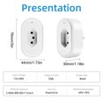 thumbnail image 3 of Advancent 10A 16A Tuya WiFi enchufe inteligente teléfono aplicación Control de voz temporizador enchufe inalámbrico calentador de agua toma de corriente Electrodomésticos No.02 Brazil Plug Advancent HA008185-02B, 3 of 6