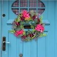 thumbnail image 1 of Spring Rose Wreath Wreath Door Hanging Outdoor Decoration, 1 of 9