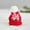 Red A, variant on Mini Santa Hat Small Christmas Knit Hats for Christmas Tree Top Xmas Ornaments Crafts Wine Bottle Holders Decor Festival Scene Decoration, 2.36 x 2.75 Inch