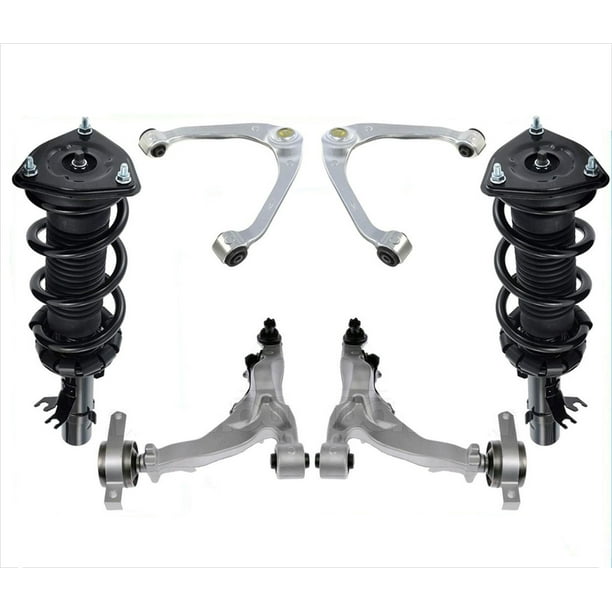 Front Struts & Upper & Lower Control Arms for 0708 Infiniti G35X 4