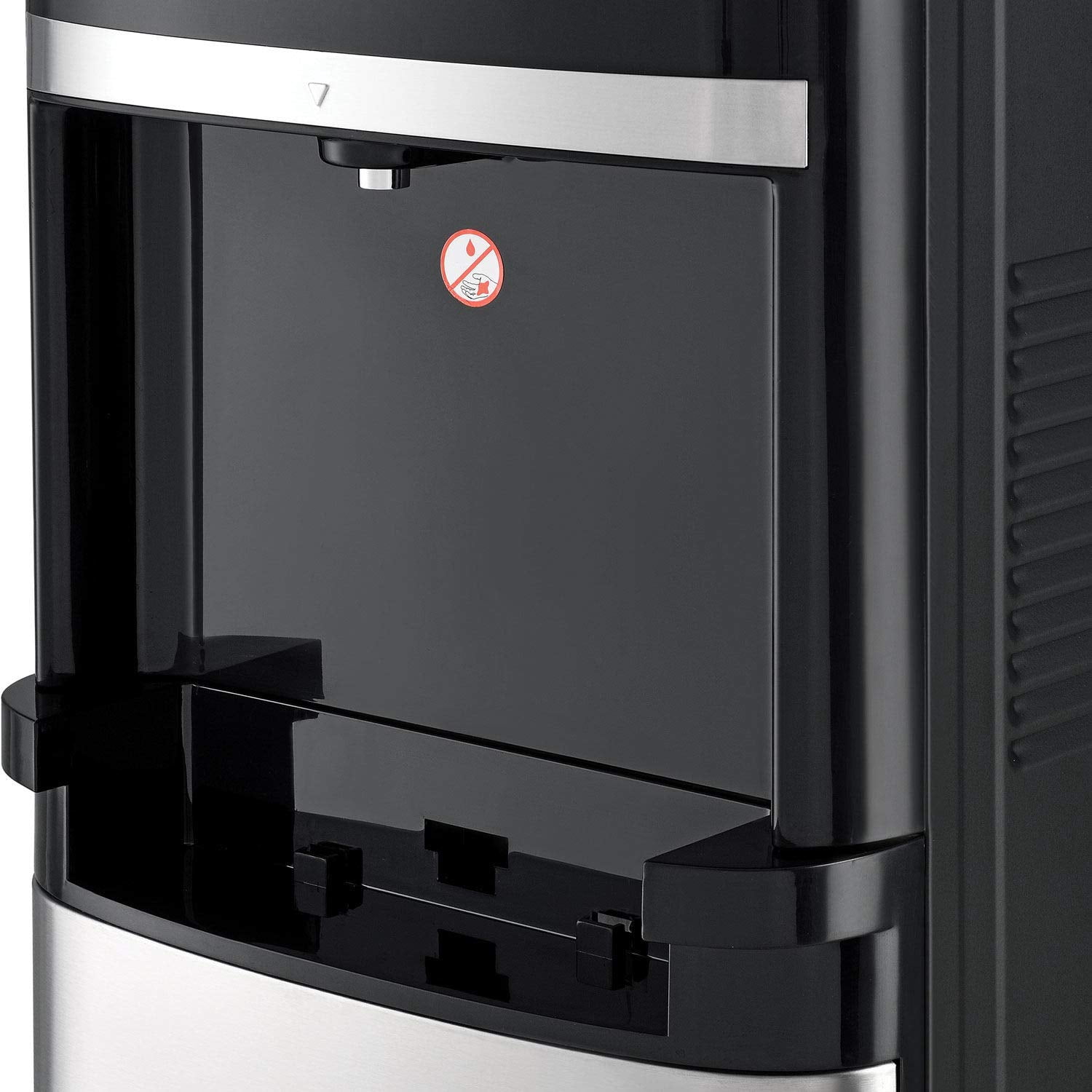 TCL Household Appliances 670435 Global Industrial Tri-Temp Non-Filtered Water Dispenser, Black with Stainless
