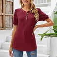 thumbnail image 1 of Camiseta diaria, camiseta de manga abullonada, camiseta informal de cuello redondo, camiseta de cuello redondo, ingeniería de precisión, 1 of 6