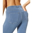 thumbnail image 2 of No nonsense Women's Classic Denim Indigo Capri Legging, Light Denim, Medium, 2 of 3