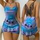 thumbnail image 2 of Vestido corto de fiesta con lazo para mujer, falda de pijama de punto de Disney, superficie de satén, encaje Sexy, Espalda descubierta, 2024, 2 of 3