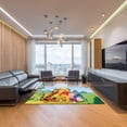 thumbnail image 4 of LaModaHome Non-Slip Rug Winnie The Pooh Rug: Ideal Kids Nursery Room Floor Decor Washable Mat Child Stain Resistant Living Room Kitchen Carpet - Size: 4,9X3,3ft(150X100cm), 4 of 5
