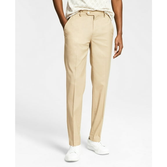 Alfani Men's Slim-Fit Stretch Solid Suit Pants Caramel B4HP $135 (Regular,30 in,30)