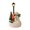 B, variant on Lunxisen 3 Pcs Christmas Mini Snowman Figurines Miniature Christmas Figurines Suitable for Cake Decoration Ornaments Crafts