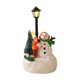 thumbnail image 1 of Adornos Navideños de Resina para Casa Pequeña, Muñeco de Nieve Luminoso para Escritorio, 1 of 3
