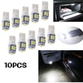 thumbnail image 6 of 10PCS T10 White 194 168 2825 5050 5SMD LED Bright Car Lights Lamp Bulb Peanut, 6 of 6