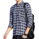thumbnail image 1 of Men's Cotton Plaids Shirts Jacket Fleece Lined Flannel Shirts Sherpas Button Down Jackets Shacket with Pockets Outwear Gray L, 1 of 4