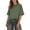 Green, variant on Tanghaowl Womens Tops Casual Elegant Round-Neck Lightweight Knit Pullover Top for Spring Autumn Women's Pullover Casual Pink S