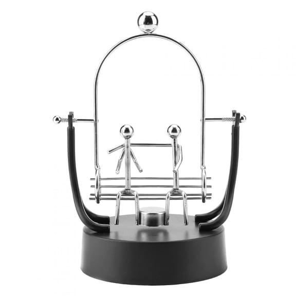 Balance Toy, Automatic Swing Motion Perpetual Motion Model Art Balance Toy for Desk Decoration Metal Swings Steel Sculpture Model for Perpetual Motion Desk Toy