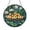 Stained Glass 9.84 Inch, variant on Nature Ducklings Stained Glass Window Suncatcher, Round Pond Panel for Soft Spring Home Decoration